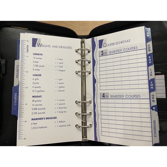 Mundi Mundex Zipper Day Planner Black - Picture 4 of 7